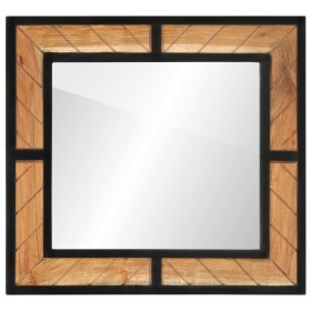 Solid acacia wood bathroom mirror 60x1x55 cm by , Bathroom furniture - Ref: Foro24-372750, Price: 51,87 €, Discount: %