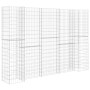 H-shaped gabion planter steel wire 260x40x200 cm by vidaXL, Pots and planters - Ref: Foro24-145665, Price: 124,80 €, Discount: %