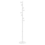 White powder coated iron coat rack 176 cm by , Hat and coat racks - Ref: Foro24-377095, Price: 39,47 €, Discount: %