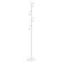 White powder coated iron coat rack 176 cm by , Hat and coat racks - Ref: Foro24-377095, Price: 39,47 €, Discount: %