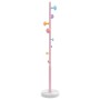 Pink powder coated iron coat rack 172 cm by , Hat and coat racks - Ref: Foro24-377097, Price: 45,46 €, Discount: %