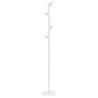 White powder coated iron coat rack 175 cm by , Hat and coat racks - Ref: Foro24-377104, Price: 44,38 €, Discount: %