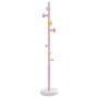 Pink powder coated iron coat rack 172 cm by , Hat and coat racks - Ref: Foro24-377097, Price: 45,46 €, Discount: %