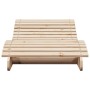 Solid pine wood lounger 205x70x31.5 cm by , Loungers - Ref: Foro24-832580, Price: 114,28 €, Discount: %