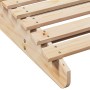 Solid pine wood lounger 205x70x31.5 cm by , Loungers - Ref: Foro24-832580, Price: 114,28 €, Discount: %