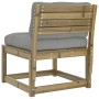 Garden sofas with cushions 2 pcs impregnated pine wood by , Outdoor sofas - Ref: Foro24-844708, Price: 148,76 €, Discount: %