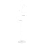 White powder coated iron coat rack 183 cm by , Hat and coat racks - Ref: Foro24-377106, Price: 48,94 €, Discount: %