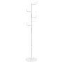 White powder coated iron coat rack 183 cm by , Hat and coat racks - Ref: Foro24-377106, Price: 48,94 €, Discount: %