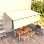 Automatic retractable awning with cream blinds 5x3 m by , Awnings - Ref: Foro24-3069467, Price: 509,93 €, Discount: %