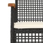 9-teiliges Garten-Essset und schwarze Kissen aus synthetischem Rattan von , Gartensets - Ref: Foro24-3213565, Preis: 646,07 €...