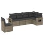 Set de muebles de jardín 6 pzas y cojines ratán sintético gris de , Conjuntos de jardín - Ref: Foro24-3220229, Precio: 412,72...