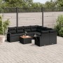 8-piece garden sofa set and black synthetic rattan cushions by , Modular outdoor sofas - Ref: Foro24-3224487, Price: 553,44 €...