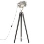 Floor lamp with tripod solid black mango wood 97 cm by vidaXL, Lamps - Ref: Foro24-286110, Price: 100,02 €, Discount: %