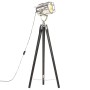 Floor lamp with tripod solid black mango wood 97 cm by vidaXL, Lamps - Ref: Foro24-286110, Price: 100,02 €, Discount: %