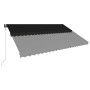 Anthracite gray automatic retractable awning 500x300 cm by , Awnings - Ref: Foro24-3051253, Price: 464,53 €, Discount: %