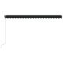 Anthracite gray automatic retractable awning 500x300 cm by , Awnings - Ref: Foro24-3051253, Price: 464,53 €, Discount: %