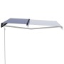 Blue and white automatic retractable awning 500x300 cm by , Awnings - Ref: Foro24-3055268, Price: 465,51 €, Discount: %