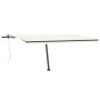 Cream automatic standing awning 500x300 cm by , Awnings - Ref: Foro24-3069787, Price: 601,52 €, Discount: %