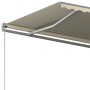 Cream automatic standing awning 500x300 cm by , Awnings - Ref: Foro24-3069787, Price: 601,52 €, Discount: %