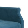 L-förmiges Schlafsofa aus blauem Samt, 271 x 140 x 70 cm von , Sofas - Ref: Foro24-3157220, Preis: 421,99 €, Rabatt: %