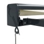 Retractable aluminum and cream fabric awning 3.5x2.5 m by , Awnings - Ref: Foro24-3154552, Price: 470,68 €, Discount: %