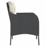 Garden armchairs with cushions 2 pcs black synthetic rattan by , Garden chairs - Ref: Foro24-365144, Price: 173,67 €, Discoun...