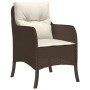 Garden chairs with cushions 2 units brown synthetic rattan by , Garden chairs - Ref: Foro24-365146, Price: 188,99 €, Discount: %