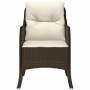 Garden chairs with cushions 2 units brown synthetic rattan by , Garden chairs - Ref: Foro24-365146, Price: 188,99 €, Discount: %