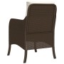 Garden chairs with cushions 2 units brown synthetic rattan by , Garden chairs - Ref: Foro24-365146, Price: 188,99 €, Discount: %