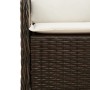 Garden chairs with cushions 2 units brown synthetic rattan by , Garden chairs - Ref: Foro24-365146, Price: 188,99 €, Discount: %