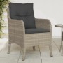 Gartensessel mit Kissen 2 Stück graues synthetisches Rattan von , Gartenstühle - Ref: Foro24-365150, Preis: 200,22 €, Rabatt: %