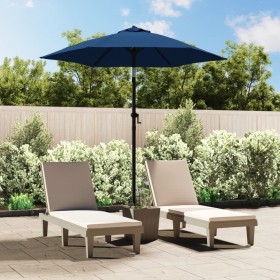 Blue aluminum umbrella 200x224 cm by vidaXL, Umbrellas - Ref: Foro24-47211, Price: 44,66 €, Discount: %