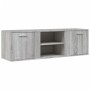 Mueble de TV de madera de ingeniería gris sonoma 120x34x37 cm de , Muebles TV - Ref: Foro24-833557, Precio: 68,14 €, Descuent...