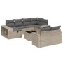 Set mit 11 Gartensofas und Kissen synthetisches Rattangrau von , Gartensets - Ref: Foro24-3266250, Preis: 698,35 €, Rabatt: %