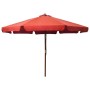 Garden umbrella with terracotta wooden pole 330 cm by vidaXL, Umbrellas - Ref: Foro24-47217, Price: 116,37 €, Discount: %