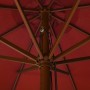 Garden umbrella with terracotta wooden pole 330 cm by vidaXL, Umbrellas - Ref: Foro24-47217, Price: 116,99 €, Discount: %