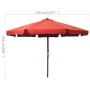 Garden umbrella with terracotta wooden pole 330 cm by vidaXL, Umbrellas - Ref: Foro24-47217, Price: 116,99 €, Discount: %