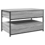 Mesa de centro madera ingeniería metal gris Sonoma 85x50x50 cm de , Mesas de centro - Ref: Foro24-845389, Precio: 114,03 €, D...