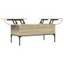 Mesa de centro madera ingeniería metal roble Sonoma 100x50x45cm de , Mesas de centro - Ref: Foro24-845412, Precio: 62,09 €, D...