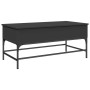 Mesa de centro madera de ingeniería y metal negro 100x50x45 cm de , Mesas de centro - Ref: Foro24-845396, Precio: 66,01 €, De...