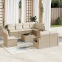 9-piece garden sofa set with beige synthetic rattan cushions by , Garden sets - Ref: Foro24-3220447, Price: 729,91 €, Discoun...