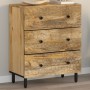 Solid mango wood auxiliary cabinet 60x33x75 cm by , Sideboards - Ref: Foro24-356894, Price: 208,37 €, Discount: %