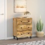 Solid mango wood auxiliary cabinet 60x33x75 cm by , Sideboards - Ref: Foro24-356894, Price: 208,37 €, Discount: %