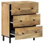 Solid mango wood auxiliary cabinet 60x33x75 cm by , Sideboards - Ref: Foro24-356894, Price: 208,37 €, Discount: %