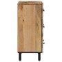 Solid mango wood auxiliary cabinet 60x33x75 cm by , Sideboards - Ref: Foro24-356894, Price: 208,37 €, Discount: %