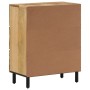 Solid mango wood auxiliary cabinet 60x33x75 cm by , Sideboards - Ref: Foro24-356894, Price: 208,37 €, Discount: %