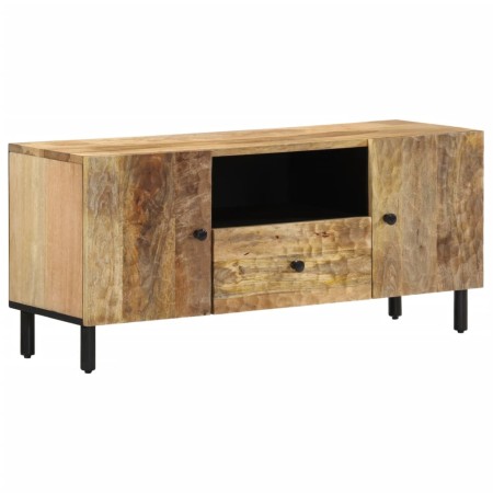 Mueble de TV madera maciza de mango 105x33x46 cm de , Muebles TV - Ref: Foro24-356905, Precio: 136,38 €, Descuento: %