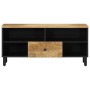 Mueble de TV madera maciza de mango 100x33x46 cm de , Muebles TV - Ref: Foro24-356907, Precio: 110,99 €, Descuento: %