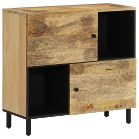 Beistellschrank aus massivem Mangoholz 80x33x75 cm von , Sideboards - Ref: Foro24-356918, Preis: 156,99 €, Rabatt: %