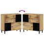 Armario auxiliar madera maciza de mango 80x33x75 cm de , Aparadores - Ref: Foro24-356918, Precio: 157,43 €, Descuento: %